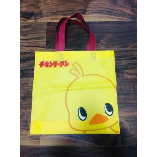 ニッシンショクヒン(日清食品)のチキンラーメン ひよこちゃん トートバッグ 錦織選手 BAG テニス(ノベルティグッズ)