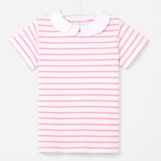 ジャカディ(Jacadi)のJacadi 女の子 ４歳 ボーダーカットソーピンク❣️(Tシャツ/カットソー)