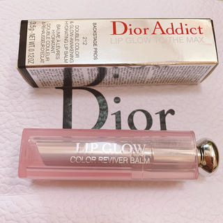 クリスチャンディオール(Christian Dior)のDior ディオールアディクトリップグロウマックス 限定 212 ローズウッド(口紅)