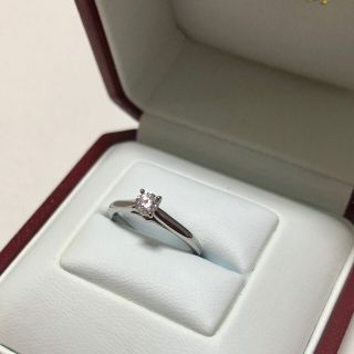 カルティエ(Cartier)のカルティエ 婚約指輪 ダイヤ 0.2カラット　年末セール(リング(指輪))