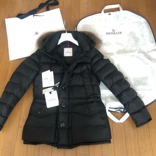 モンクレール(MONCLER)のMONCLER CLUNY ブラック サイズ1(ダウンジャケット)