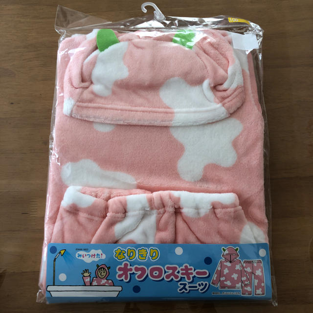 オフロスキー パジャマ 100cm セットアップ もこもこ キッズ/ベビー/マタニティのキッズ服男の子用(90cm~)(パジャマ)の商品写真