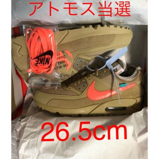 ナイキ(NIKE)の[26.5]airmax90 off-white the 10 アトモス購入(スニーカー)