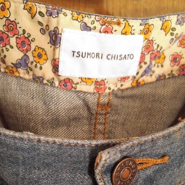 TSUMORI CHISATO(ツモリチサト)のTSUMORI CHISATO  デニムスカ―ト レディースのスカート(ひざ丈スカート)の商品写真