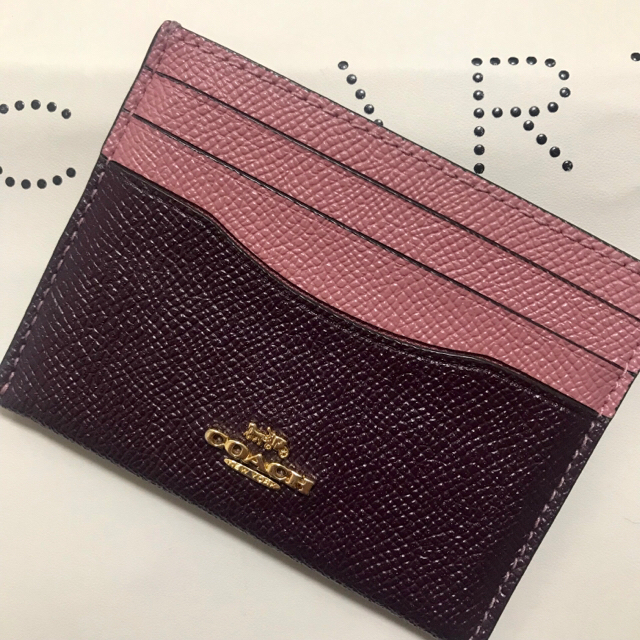 COACH(コーチ)の【美品】COACH カードケース❤️Aランク レディースのファッション小物(パスケース/IDカードホルダー)の商品写真