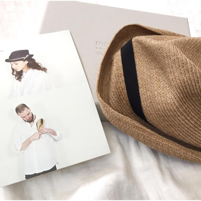 美品！mature. ha BOXED HAT 7㎝brim＊マチュアーハ