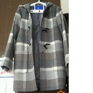 バーバリーブルーレーベル(BURBERRY BLUE LABEL)の中古 限定ブルーレーベルクレストブリッジ チェックダッフルコート３８(ダッフルコート)