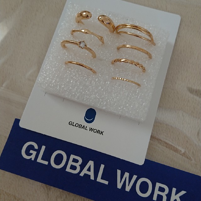GLOBAL WORK(グローバルワーク)のグローバルワーク🌼新品✨リングセット レディースのアクセサリー(リング(指輪))の商品写真