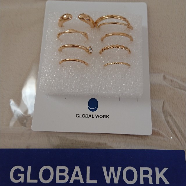 GLOBAL WORK(グローバルワーク)のグローバルワーク🌼新品✨リングセット レディースのアクセサリー(リング(指輪))の商品写真