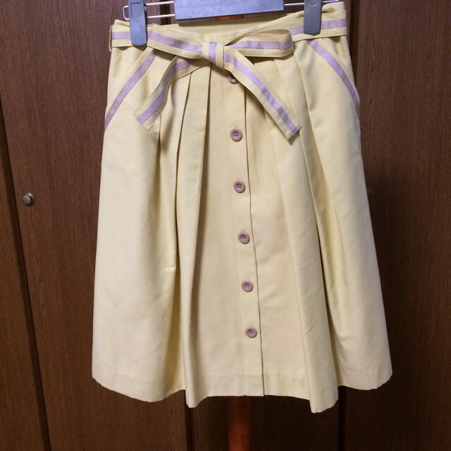 パステルカラーのスカート レディースのスカート(ひざ丈スカート)の商品写真
