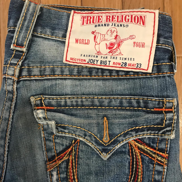 True Religion - トゥルーレリジョン レインボーステッチの通販 by m ...