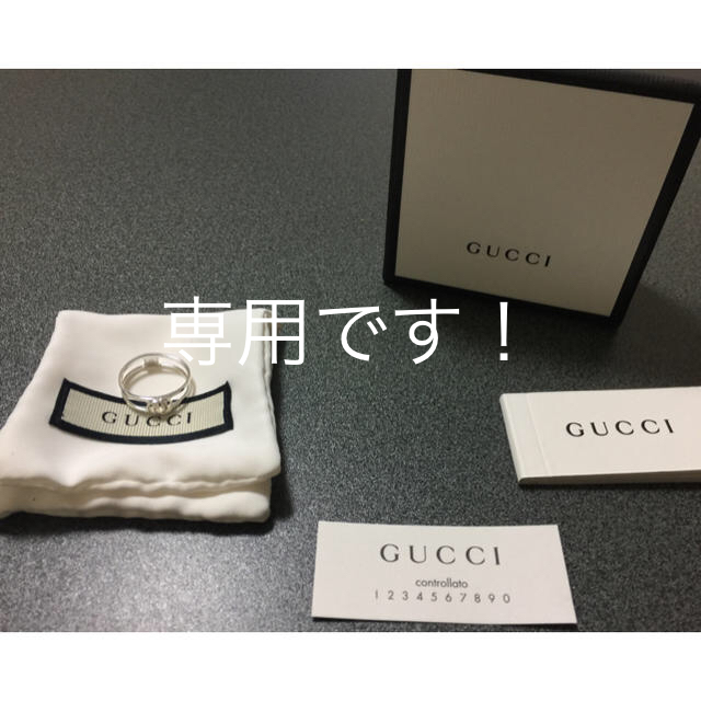 Gucci(グッチ)の正規品 GUCCI グッチ シルバーリング 美品 メンズのアクセサリー(リング(指輪))の商品写真