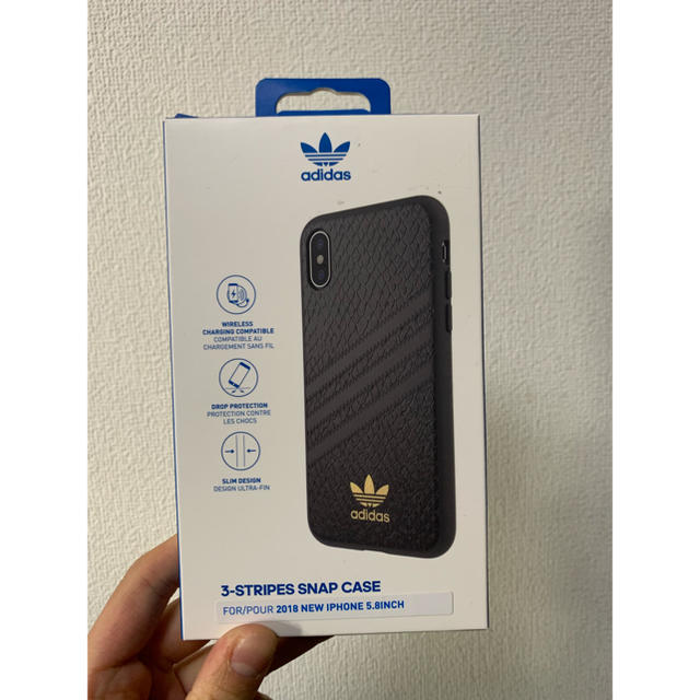 adidas(アディダス)のadidas iphone X,Xs case アディダスオリジナル スマホ/家電/カメラのスマホアクセサリー(iPhoneケース)の商品写真