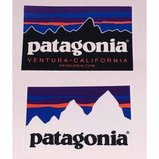 パタゴニア(patagonia)のパタゴニア  ロゴステッカー2枚セット(登山用品)