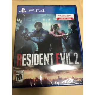 プレイステーション4(PlayStation4)の新品未開封！ バイオハザード RE2 北米版(家庭用ゲームソフト)
