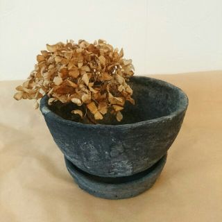 プランター 植木鉢  黒 アンティーク シンプル フラワーアレンジメント 花器 (プランター)