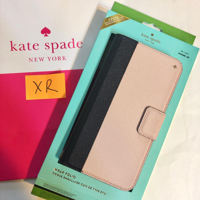 kate spade new york - 手帳型 ケイトスペード iPhone XRピンク ブラック ケース アイフォーンの通販 by なつみ's shop｜ケイトスペードニューヨークならラクマ