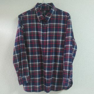 ユニクロ(UNIQLO)のUNIQLO シャツ フランネルシャツ XL(シャツ/ブラウス(長袖/七分))