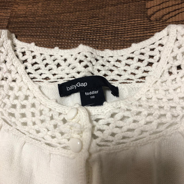 babyGAP(ベビーギャップ)の110サイズ ボレロカーデ キッズ/ベビー/マタニティのキッズ服女の子用(90cm~)(カーディガン)の商品写真