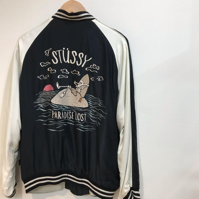 STUSSY ステューシー ゴールド スカジャン 金 ジャケット M