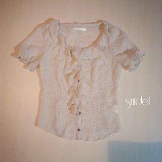 スナイデル(SNIDEL)のsnidel♡シフォン ブラウス(シャツ/ブラウス(半袖/袖なし))