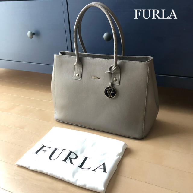 極美品⭐️イタリアブランド、FURLA／フルラ LINDA リンダ トートバック