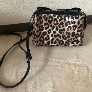 マウジー(moussy)のMOUSSY　レオパードショルダーバッグ(ショルダーバッグ)