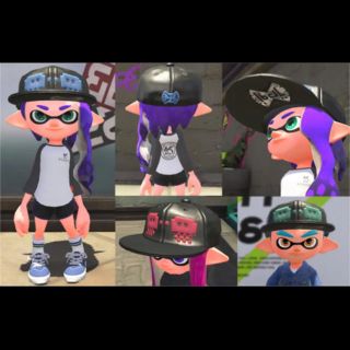 スプラトゥーン クラゲーダーキャップ  イカベーダーキャップ 帽子 緑