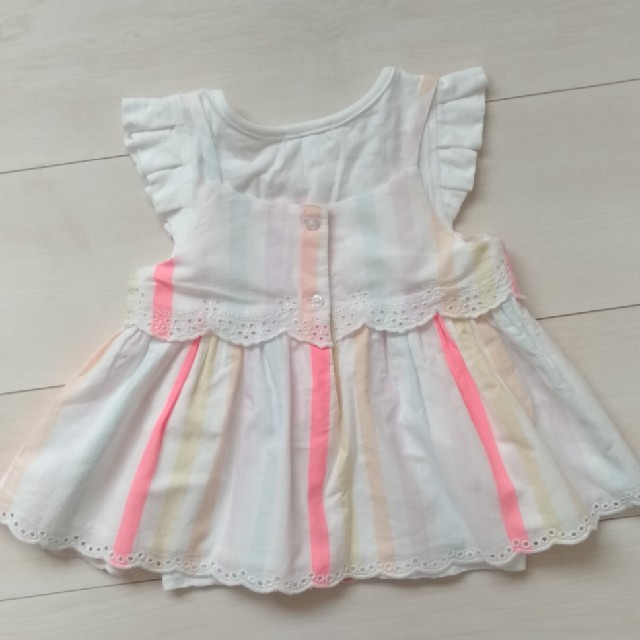 babyGAP(ベビーギャップ)のbabygap　パステルカラートップスセット キッズ/ベビー/マタニティのキッズ服女の子用(90cm~)(Tシャツ/カットソー)の商品写真