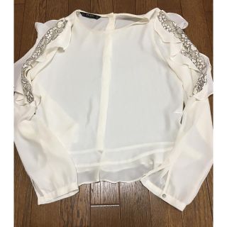 ザラ(ZARA)のZARA シフォンブラウス(シャツ/ブラウス(長袖/七分))