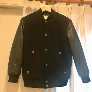 ザラキッズ(ZARA KIDS)の【ZARA BOYS】スタジャン 黒 ブルゾン ザラ キッズ(ジャケット/上着)