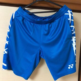 ヨネックス(YONEX)の最終価格！ヨネックス 15062 ハーフパンツ ブルー XL Oサイズ 中古(バドミントン)