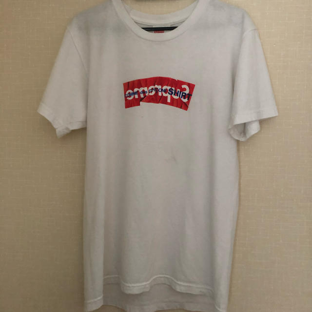 supreme コムデギャルソン box logo tee Sサイズ