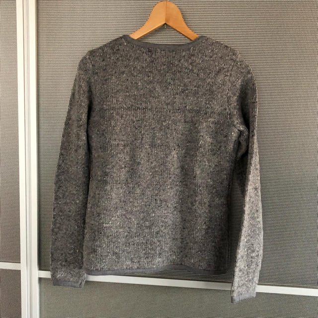 GAP(ギャップ)の新品 GAP ニット アルパカ入り ジャケット グレー レディースのジャケット/アウター(ノーカラージャケット)の商品写真