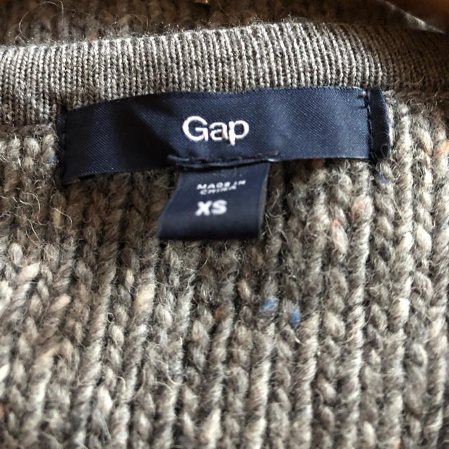 GAP(ギャップ)の新品 GAP ニット アルパカ入り ジャケット グレー レディースのジャケット/アウター(ノーカラージャケット)の商品写真