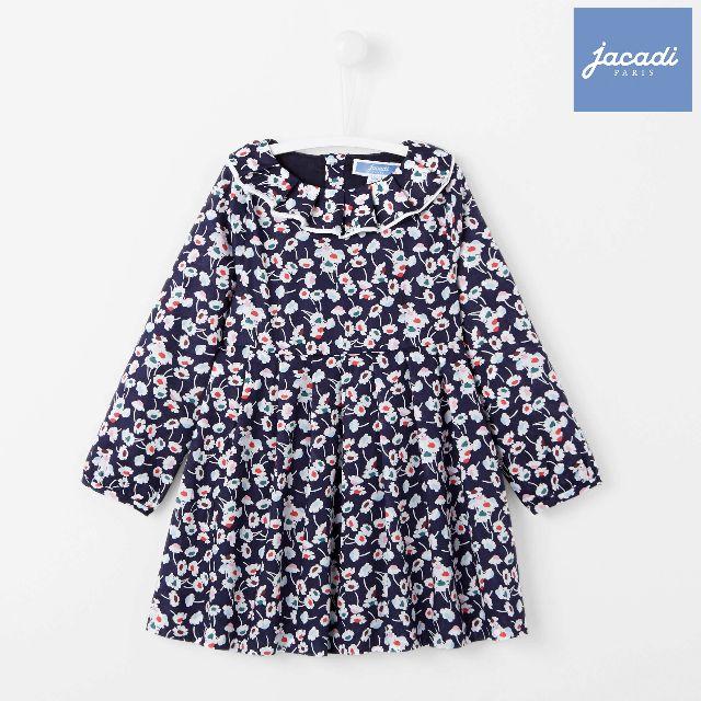 ♪新品♪フランス JACADI♪2才♪リバティフリルワンピース♪DANCEワンピース