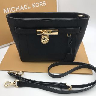 マイケルコース(Michael Kors)のMICHAEL CORS マイケルコース ブラック ハンドバッグ 正規品(ハンドバッグ)