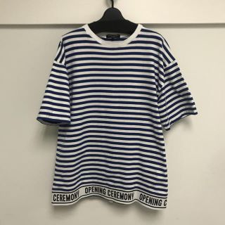 オープニングセレモニー(OPENING CEREMONY)のオープニングセレモニー  ボーダーTシャツ(Tシャツ(半袖/袖なし))