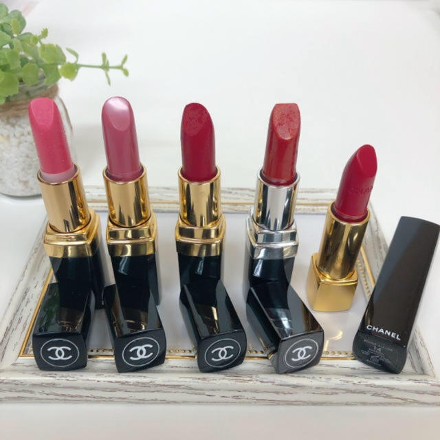 CHANEL シャネル ルージュ 5本セット 新品未使用 - 口紅