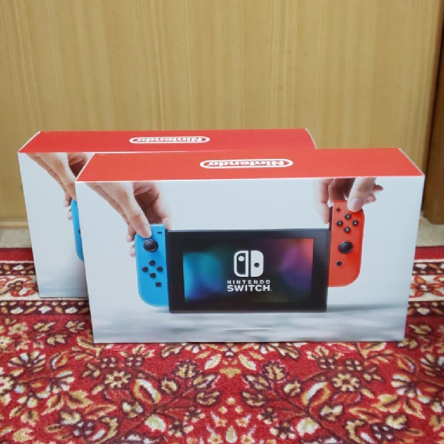 公式】 - Switch Nintendo 任天堂 送料無料 新品未使用 ネオンカラー2 アウトレット売上 Switch Nintendo (L) レッド 本体 ネオングリーン その他