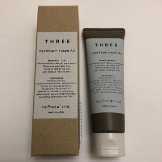 スリー(THREE)の未使用 THREE ハンド＆アームクリームACR 50g(ハンドクリーム)