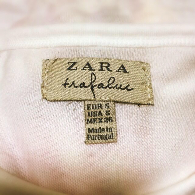 ZARA(ザラ)のZARA ユニオンジャックTシャツ レディースのトップス(Tシャツ(半袖/袖なし))の商品写真