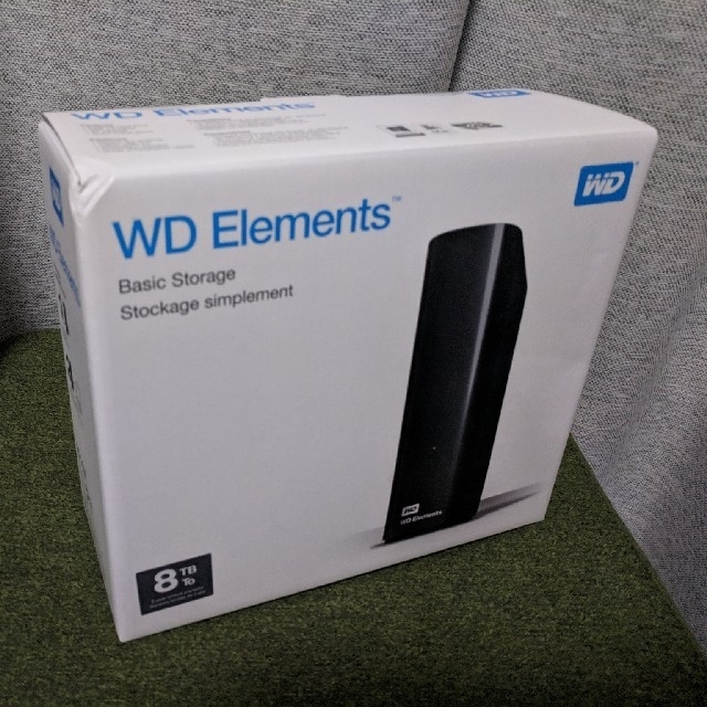 WD HDD 外付けハードディスク 8TB USB3.0