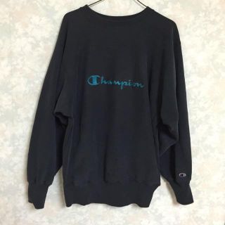 チャンピオン(Champion)のリバースヴィーブ ロゴ 黒 XL(トレーナー/スウェット)