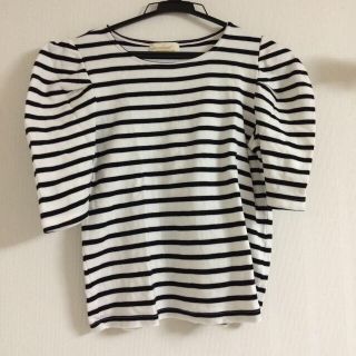 ダブルクローゼット(w closet)のボーダートップス(Tシャツ(長袖/七分))