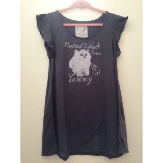 メリージェニー(merry jenny)のmerry jenny catTシャツ(Tシャツ(半袖/袖なし))