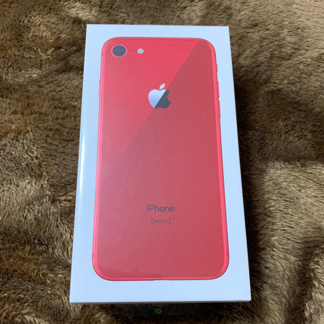 スマートフォン本体SIMフリー au iPhone8 64GB PRODUCT Red