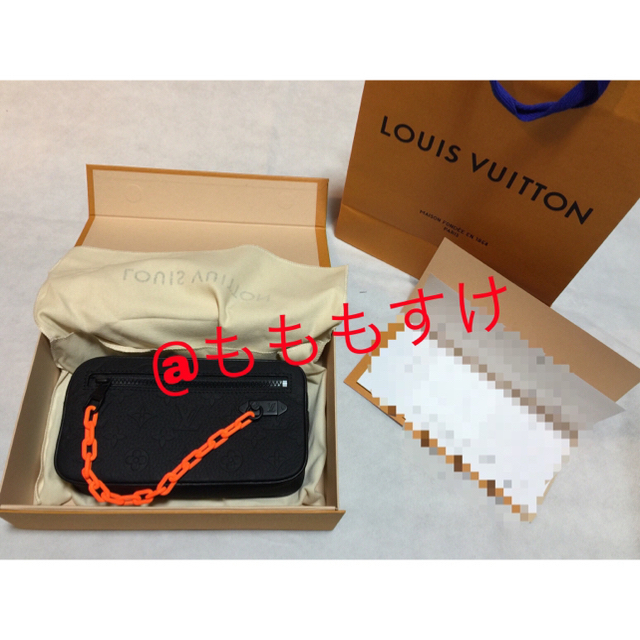 LOUIS VUITTON(ルイヴィトン)のLouis Vuitton VOLGA  ヴァージル・アブロー メンズのバッグ(セカンドバッグ/クラッチバッグ)の商品写真