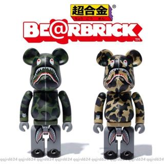 アベイシングエイプ(A BATHING APE)の2体セット★BAPE×BE@RBRICK★1ST CAMO SHARK 超合金(その他)