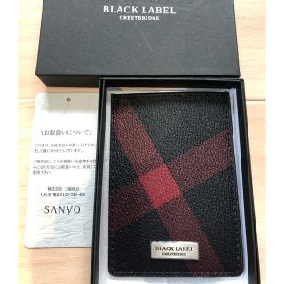 ブラックレーベルクレストブリッジ(BLACK LABEL CRESTBRIDGE)の新品 ブラックレーベル クレストブリッジ  カードケース 定期入れ バーバリー(名刺入れ/定期入れ)